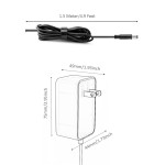 [UL Listed] 12V3A Power Supply with 5.5x2.1mm DC Plug