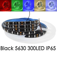 Super Bright 12V SMD5630 Black LED Strip 300LED/5M IP65 Waterproofing